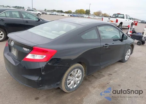 2012 Honda Civic Lx из США, поврежденный, VIN 2HGFG3B50CH562630